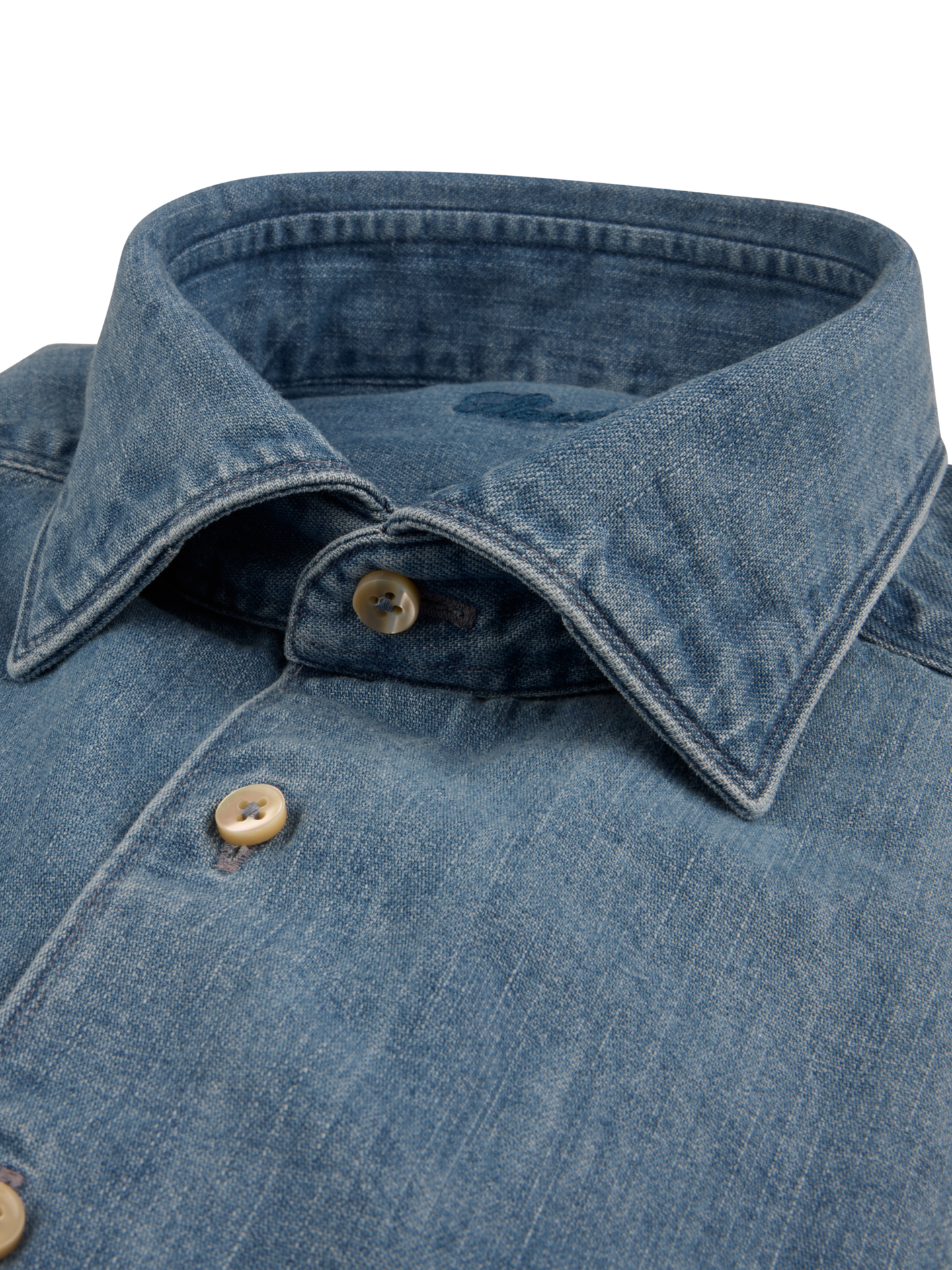 Slimline denimshirt- Indigo 815