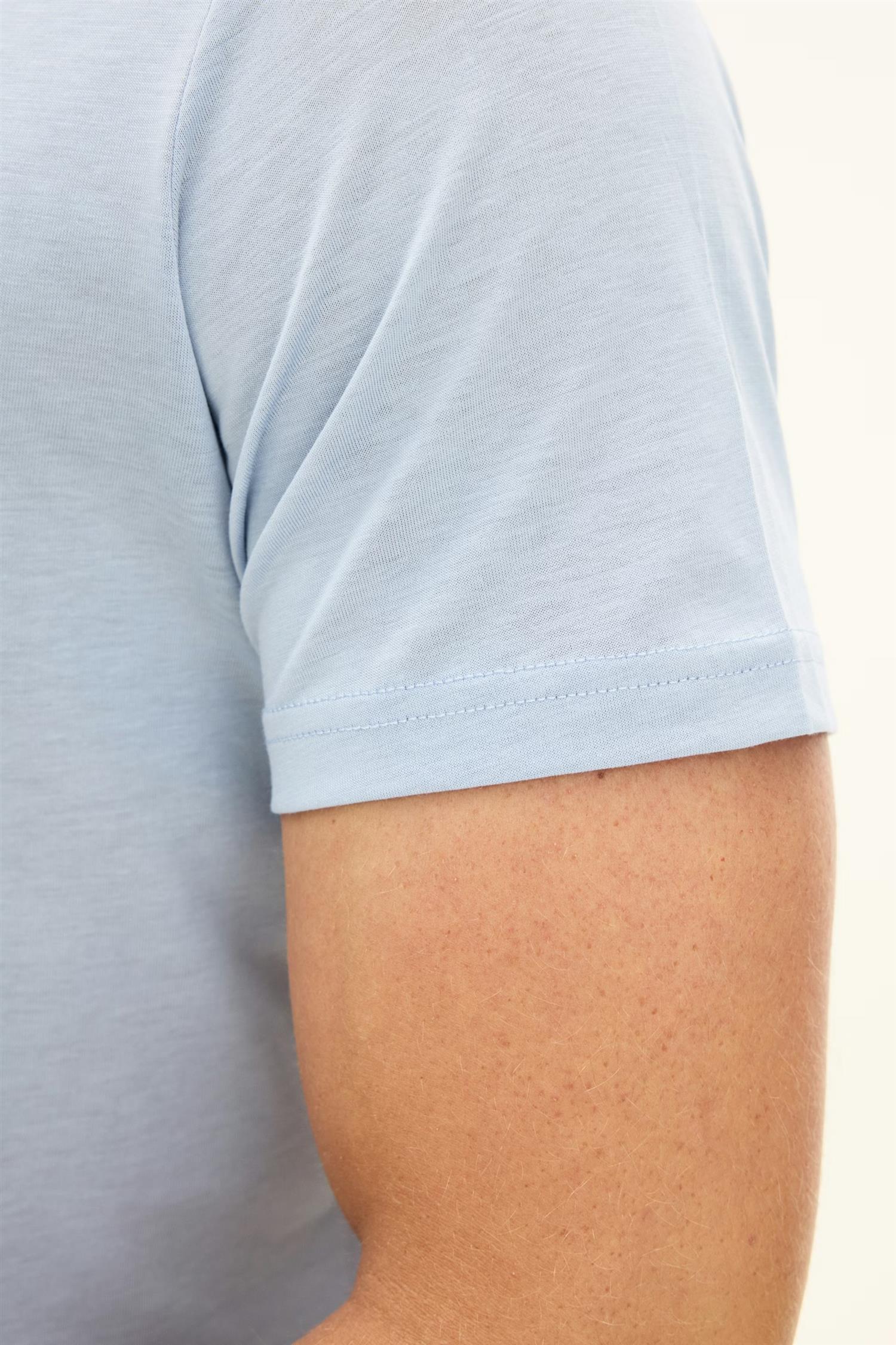 Kim t-shirt ss - Chambray blue 228