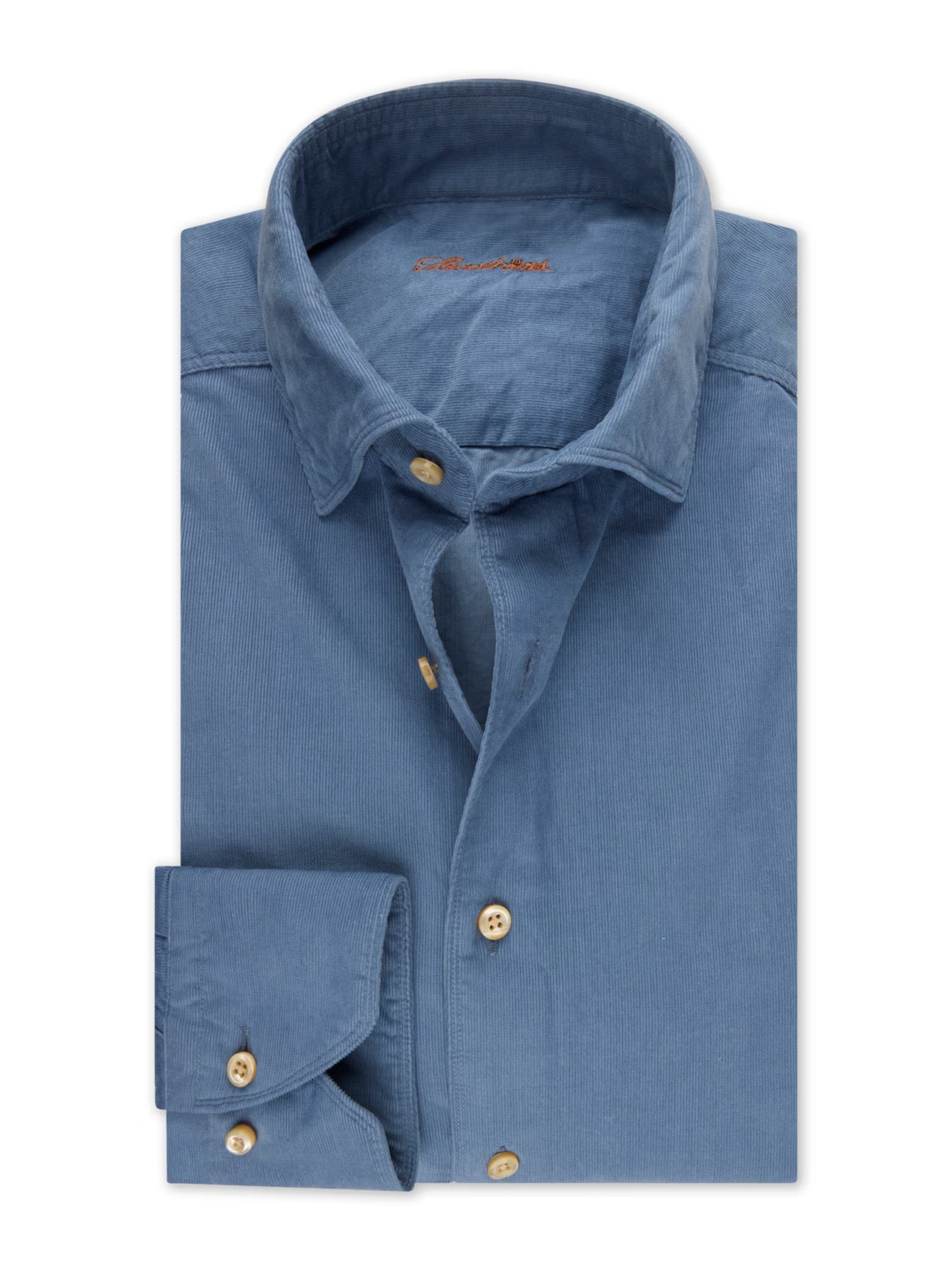 Slimline cord shirt casual- Blue 120