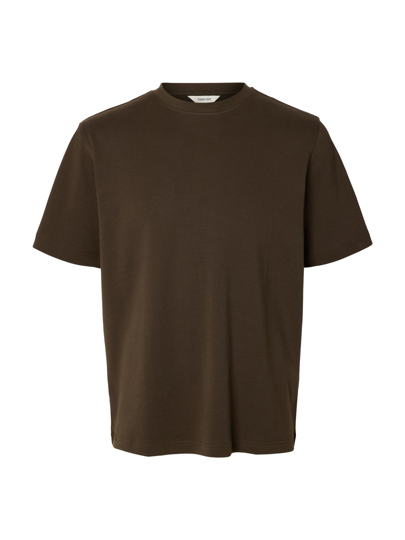 Taj mid wit peach ss tee- Turkish coffee