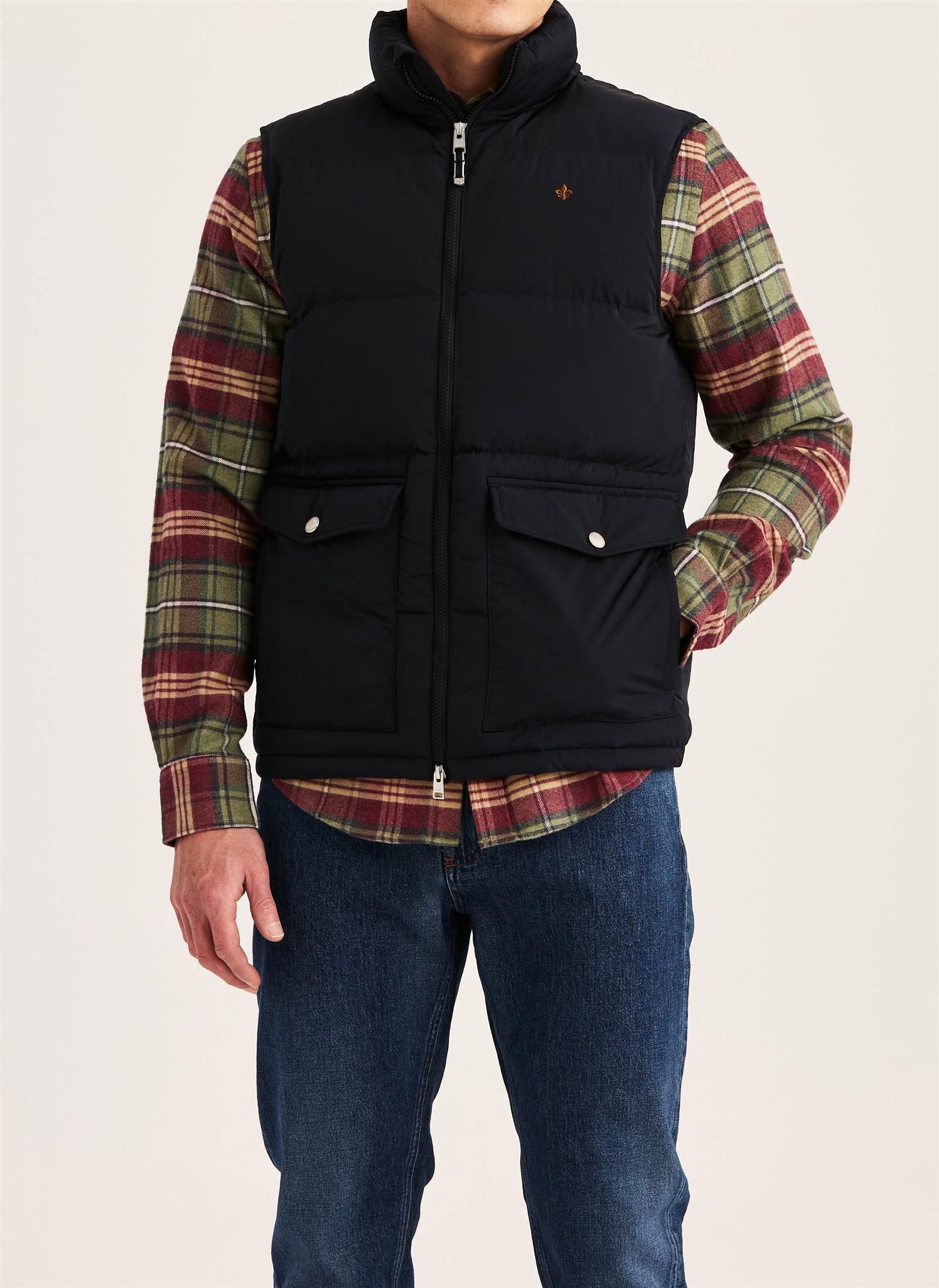 Lennox Puffer Vest- Blue