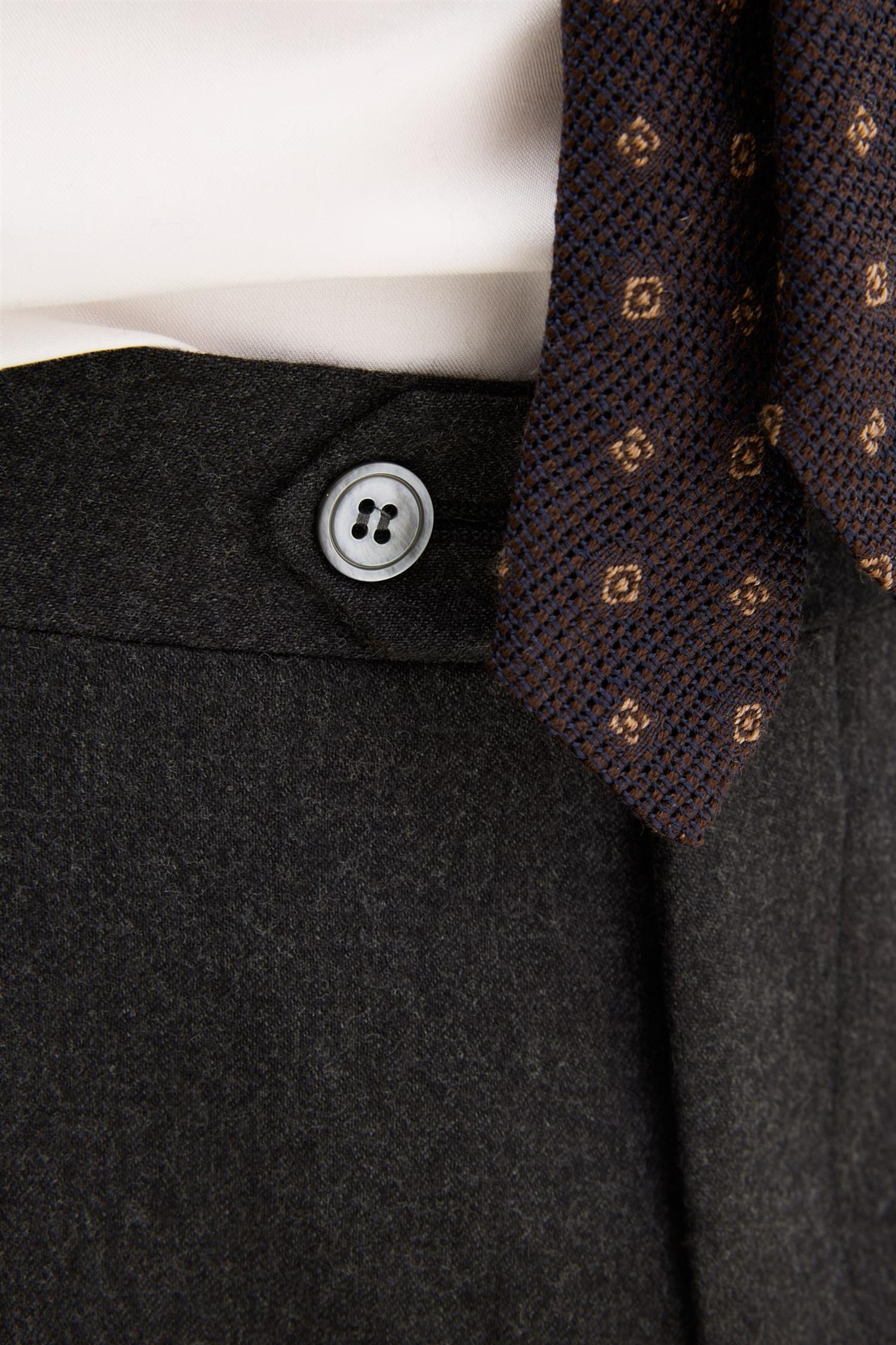 Delon side adjuster trousers- Dark grey