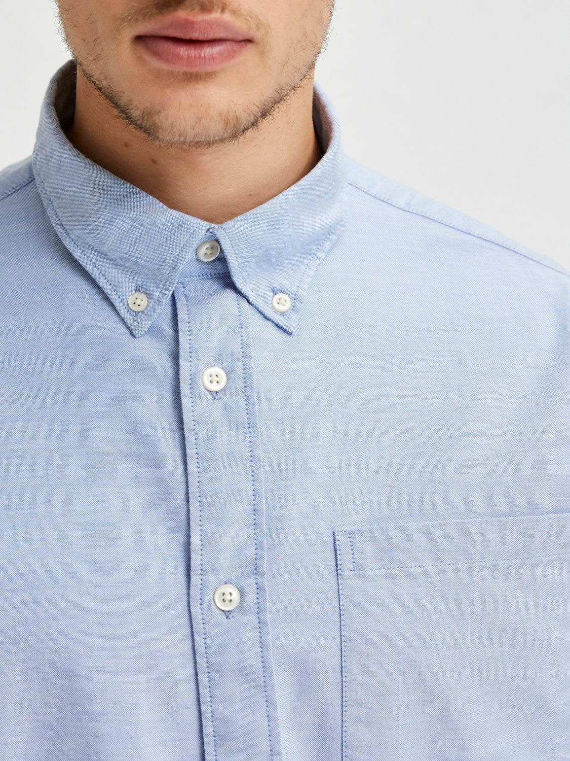 RegRick -ox flex shirt light blue