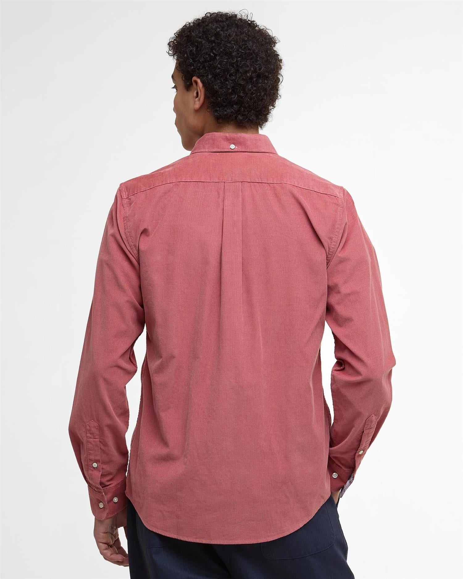 Ramsey Tailored Cord Shirt- Earth pink