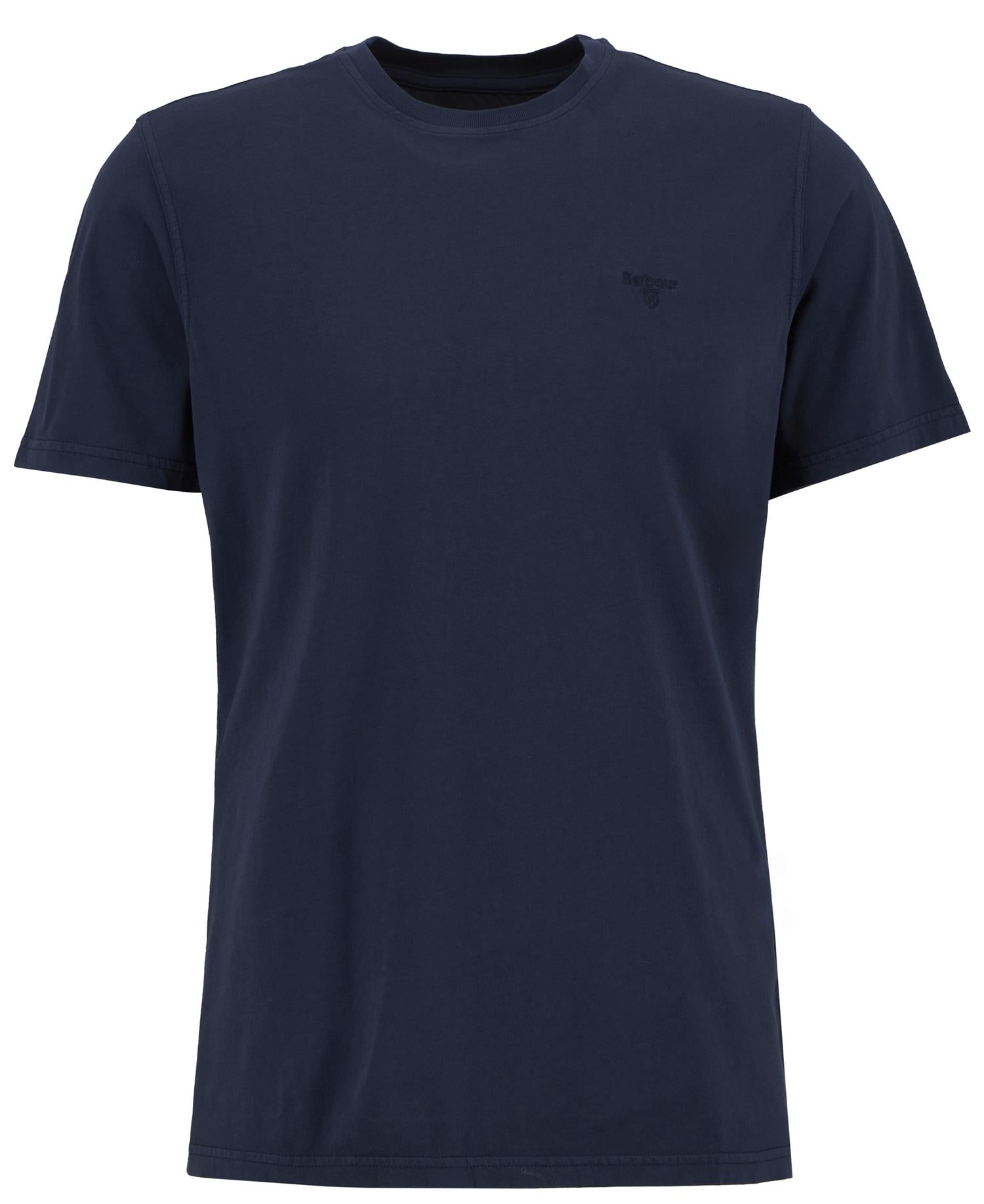 Tartan T-Shirt- washed navy