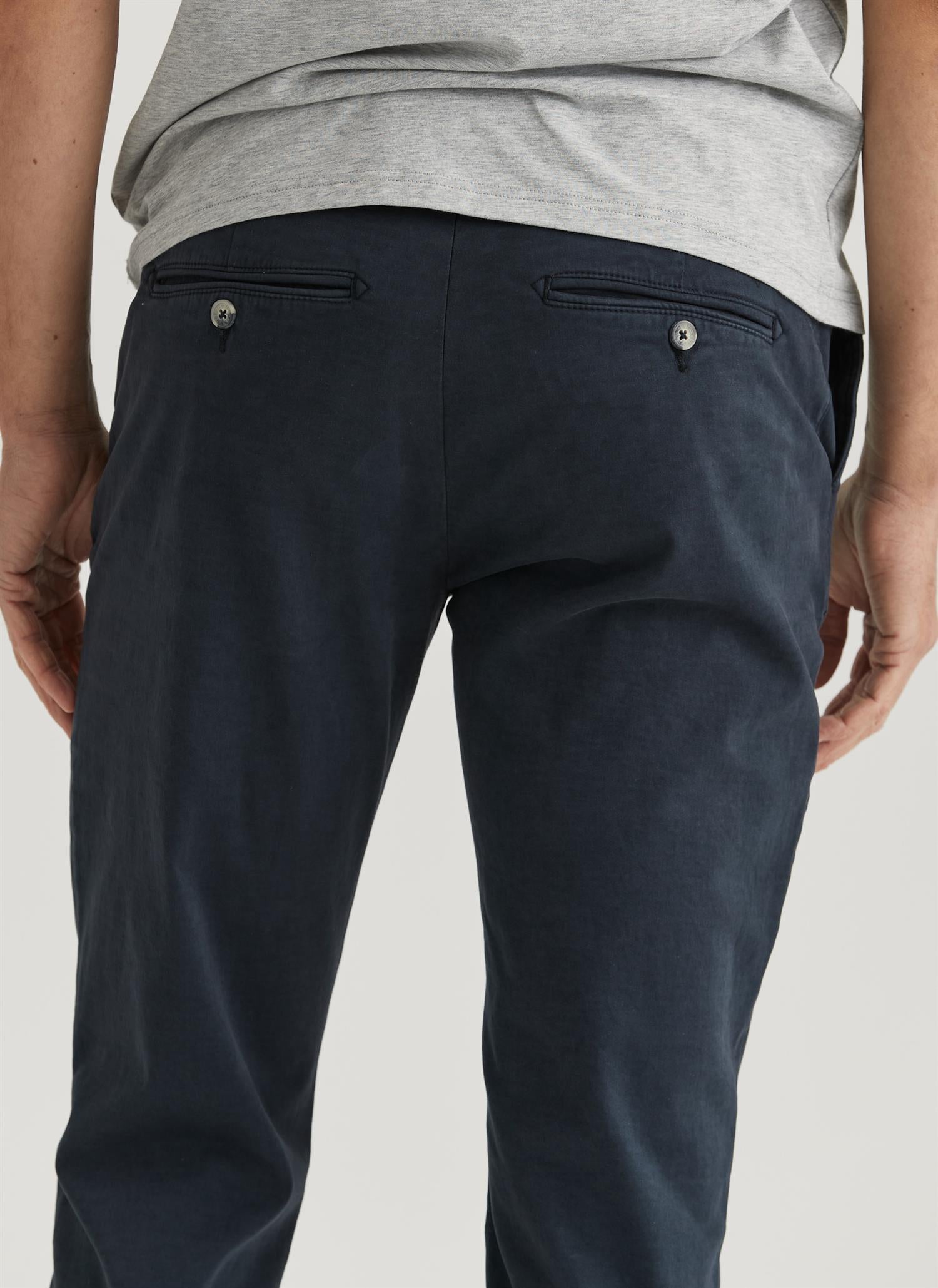 Jeffrey Brushed Chino- Blue