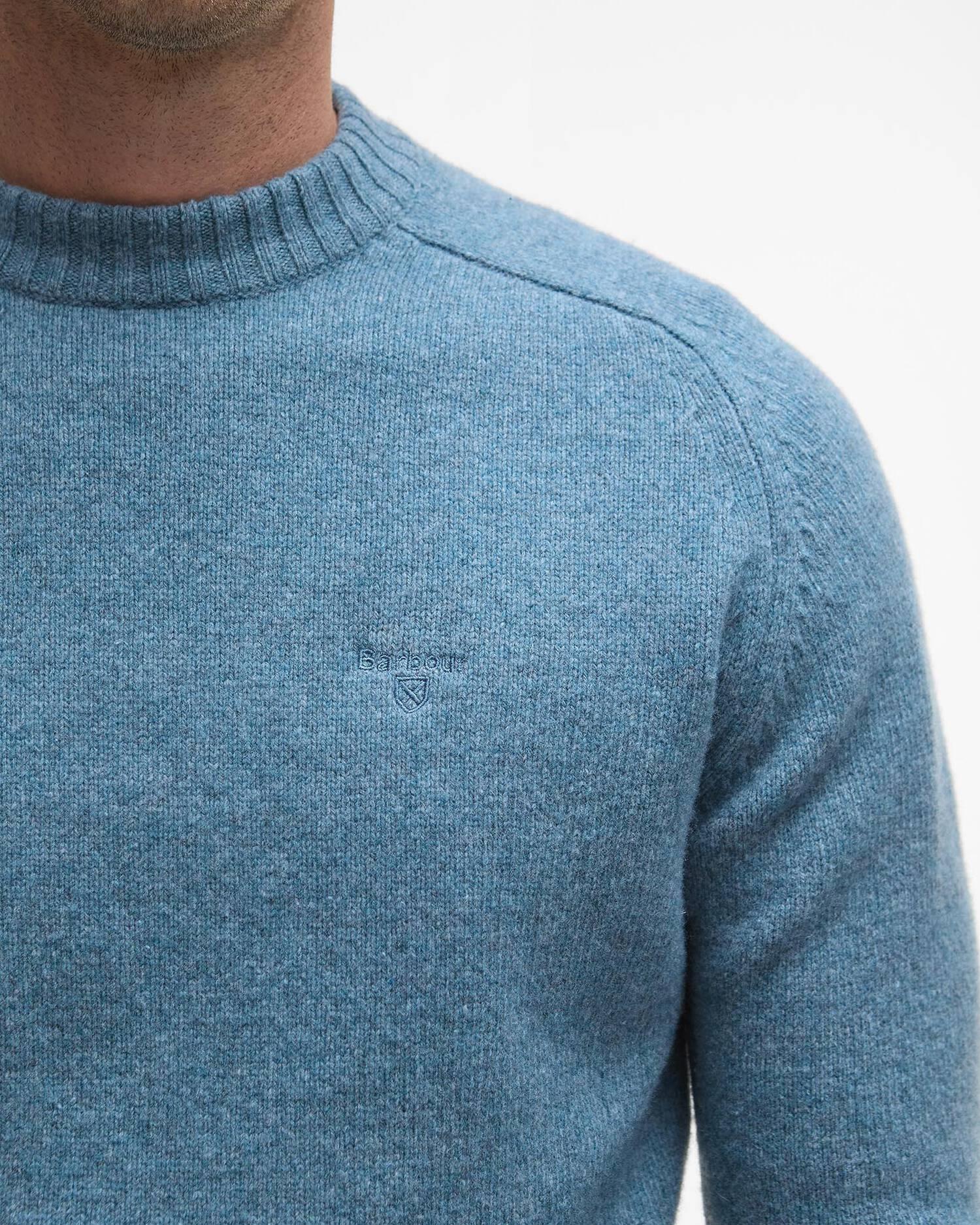 Grangetown Crew Neck Sweater- Bluestone
