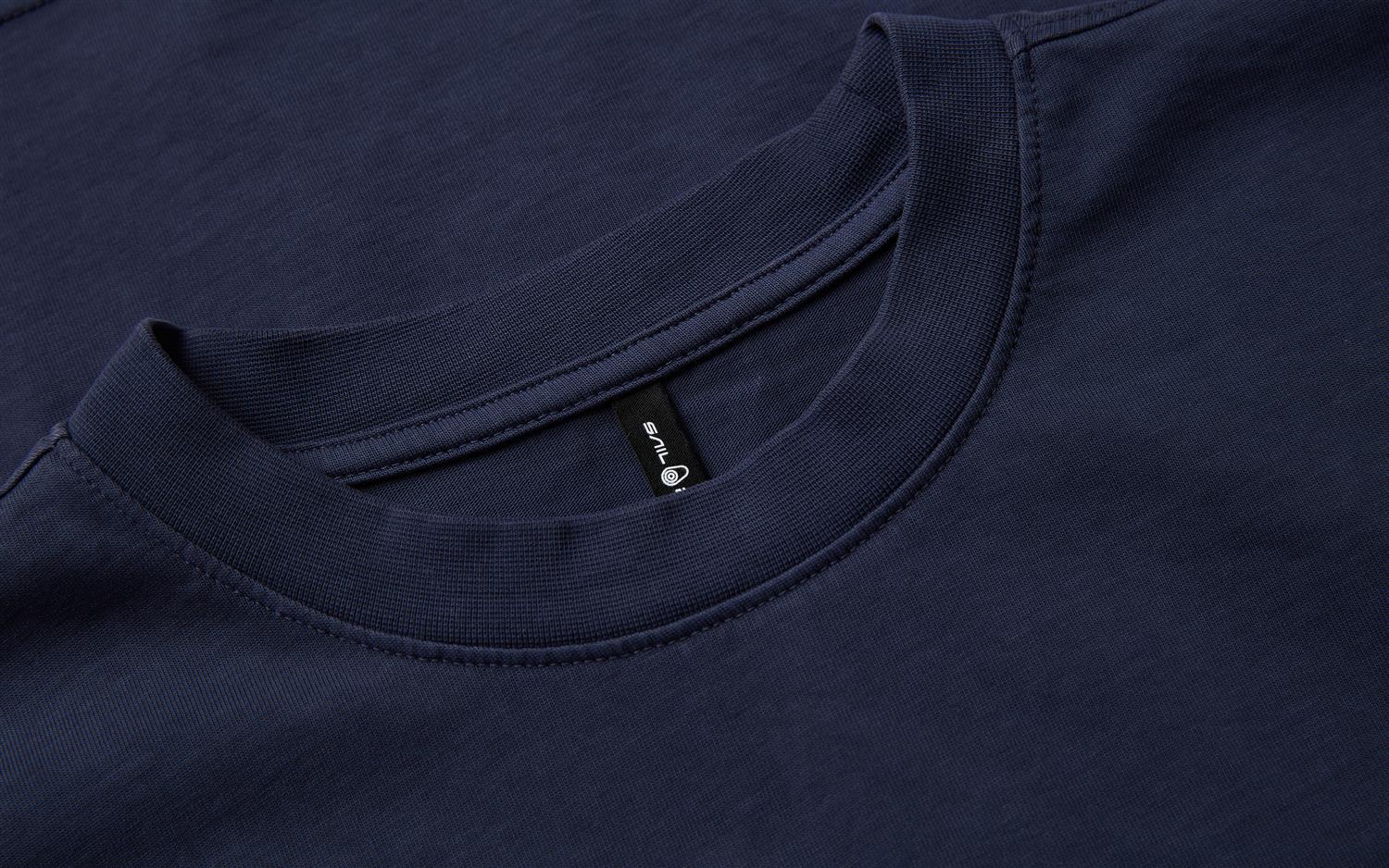 Wind pigment tee - Dark navy