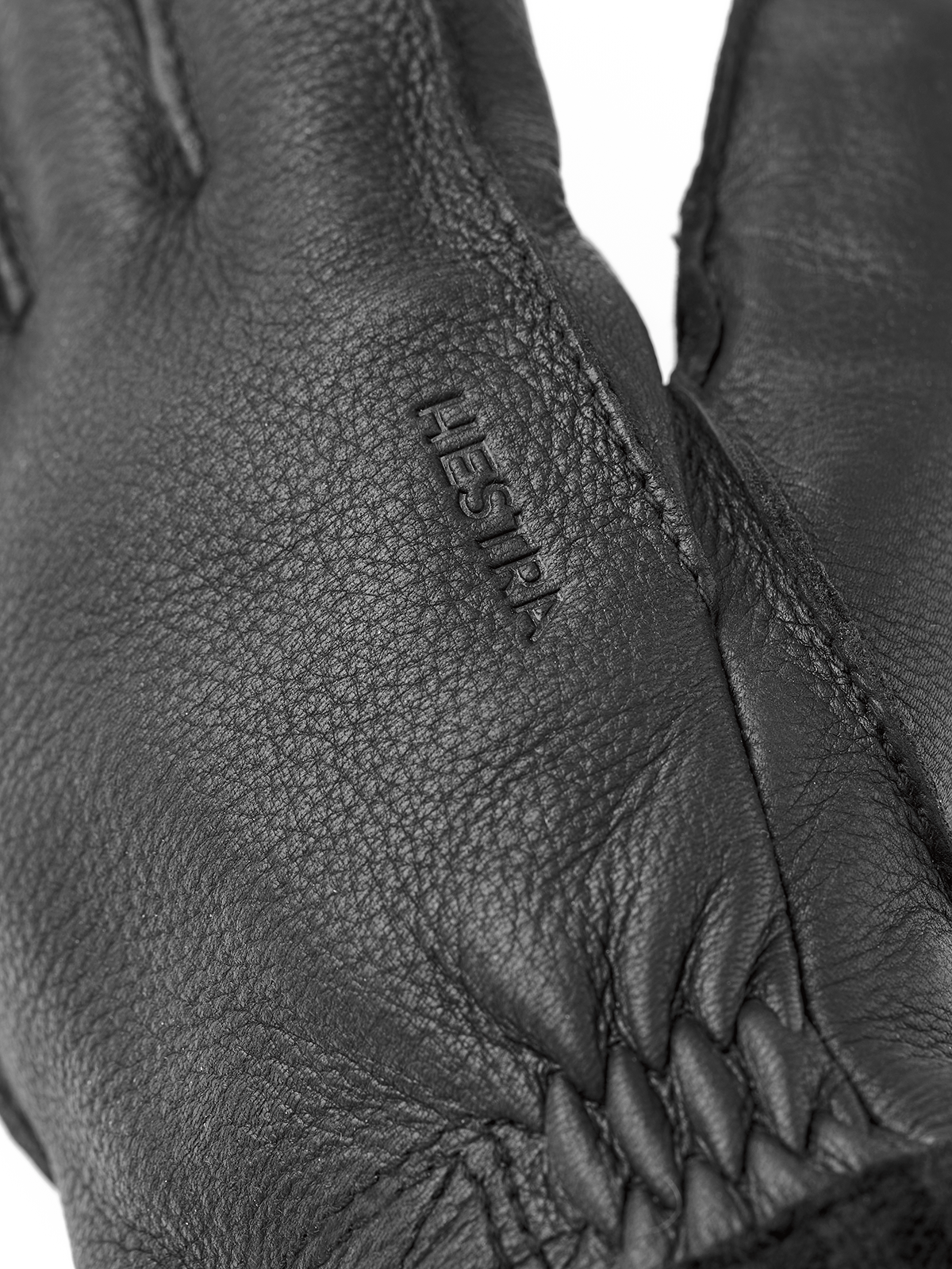 Primaloft Deerskin Rib glove Sort