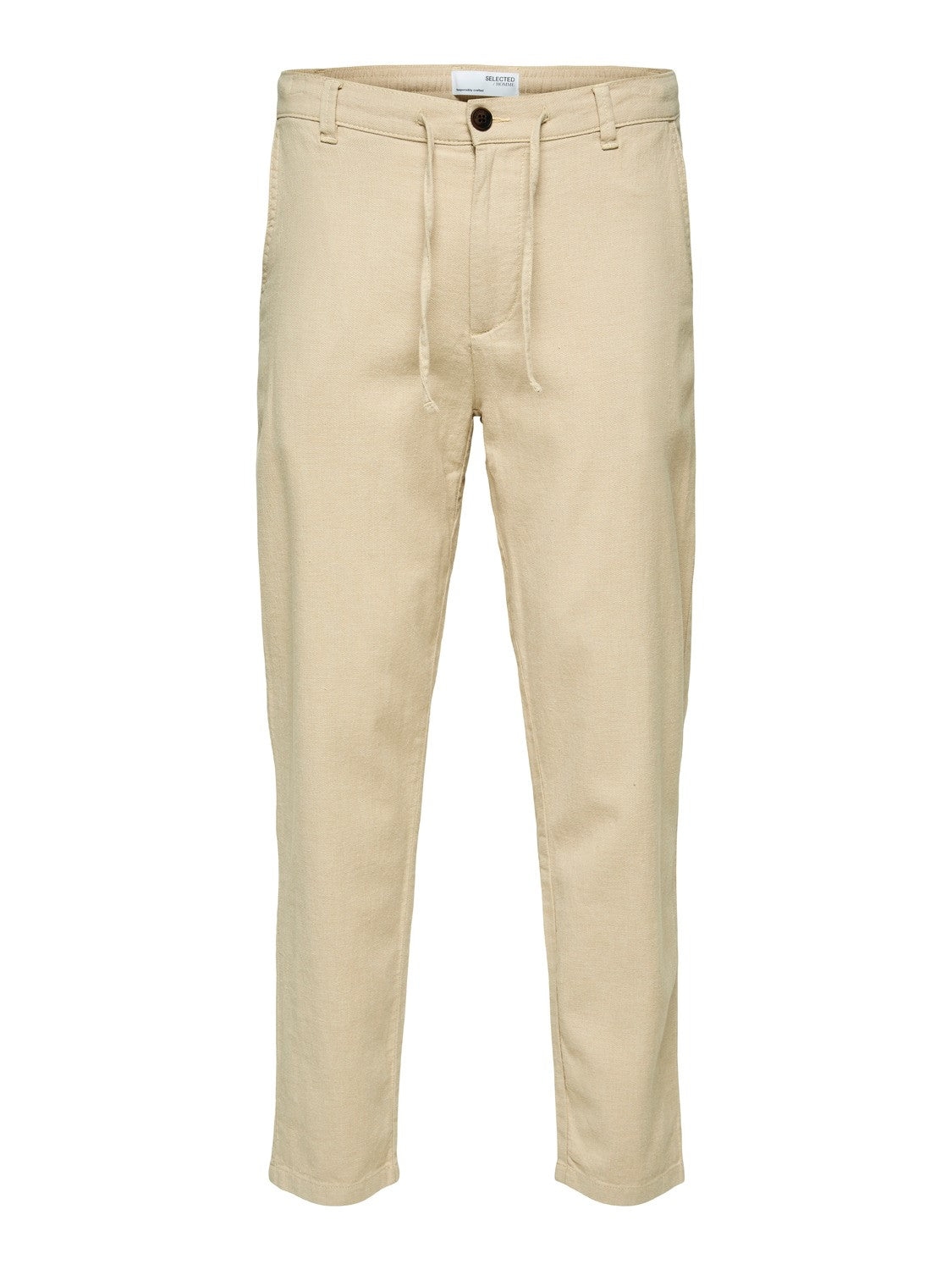 SLHSLIMTAPE-BRODY 172 LINEN PANTS Incense/mixed w.o