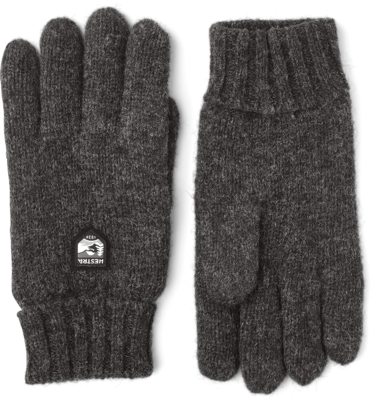Basic wool glove Grå