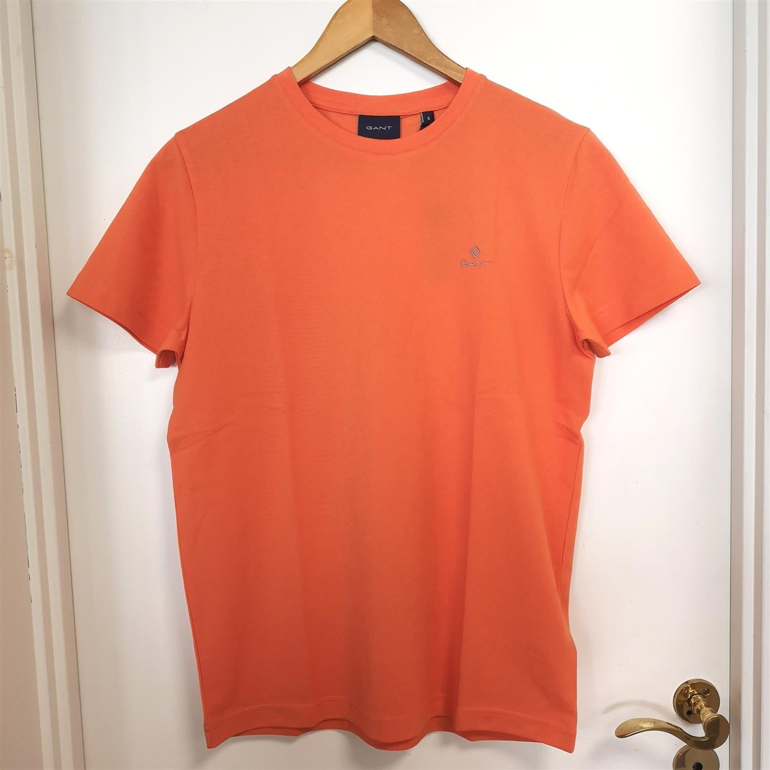 Regular Piqué ss t-shirt Apricot orange