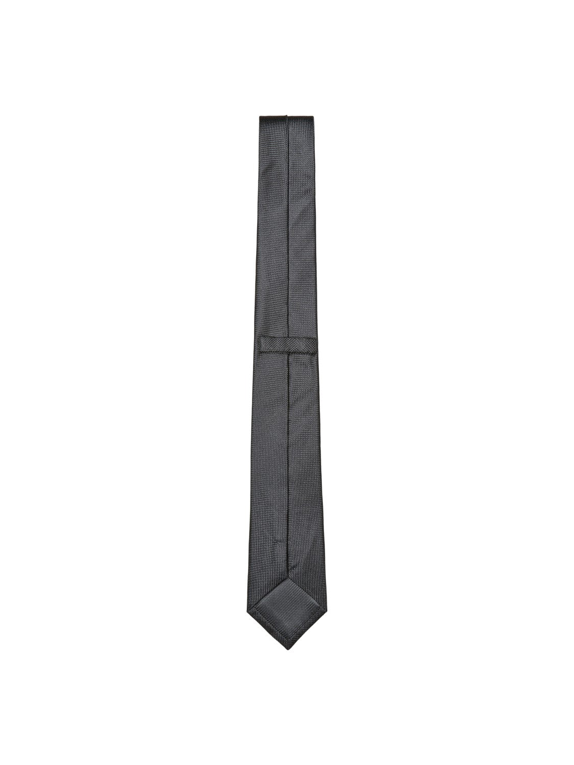 New Texture Tie 7cm Black