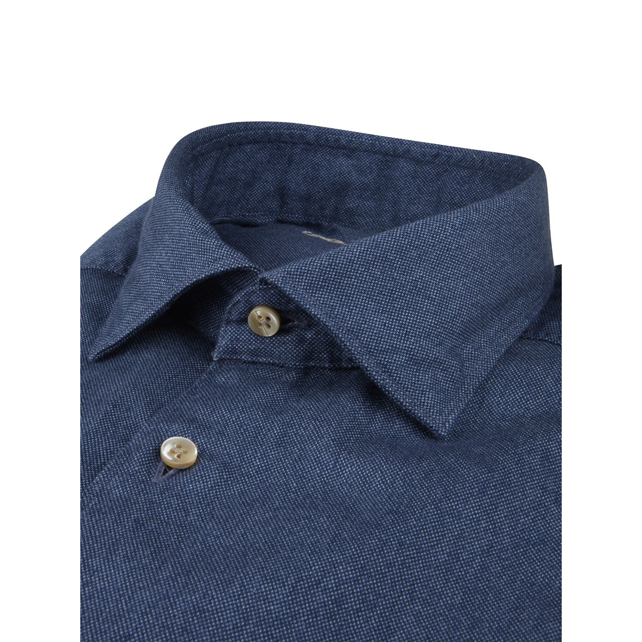 Casual blue twill shirt